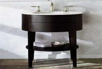 Glass Makeup Vanities Round Bathroom Sink Vanity Cabinet Kraftmaid pertaining to measurements 1024 X 768