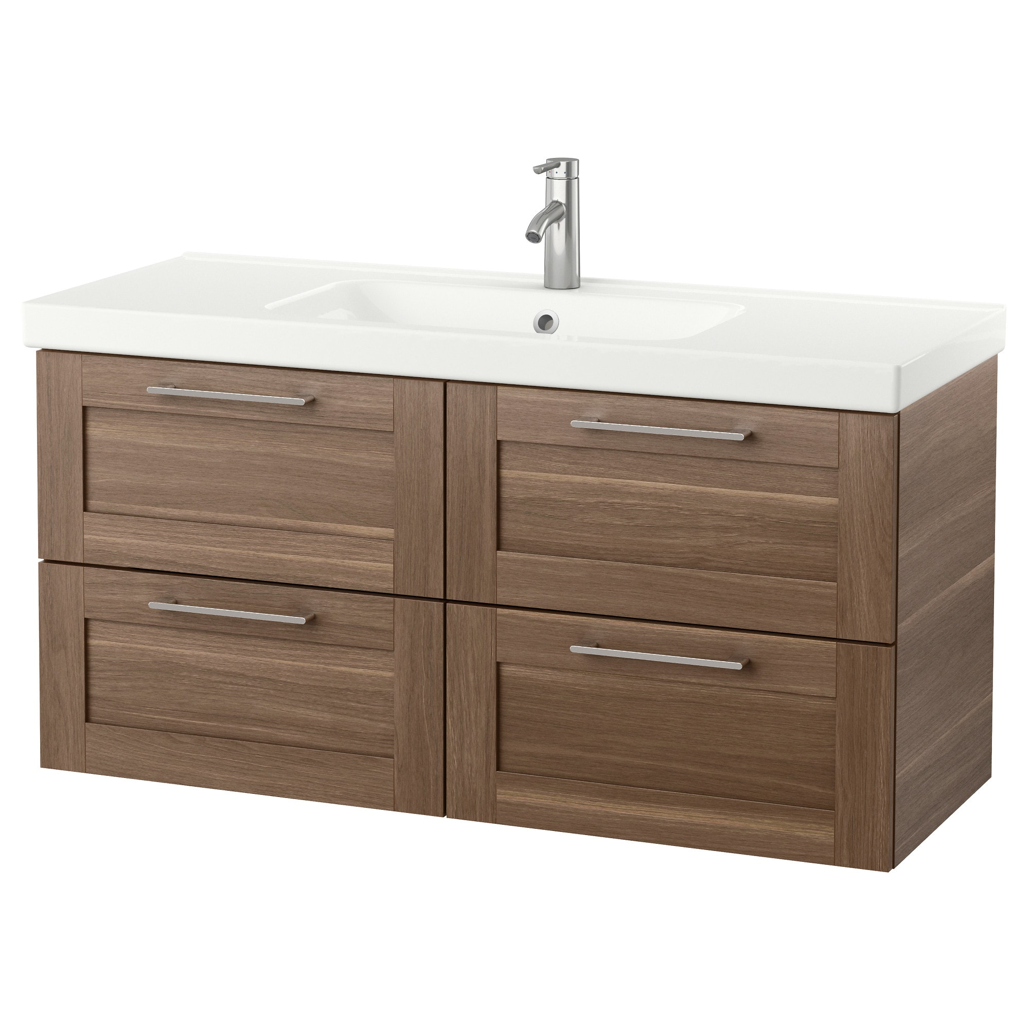 Godmorgon Odensvik Sink Cabinet With 4 Drawers High Gloss Gray within proportions 2000 X 2000