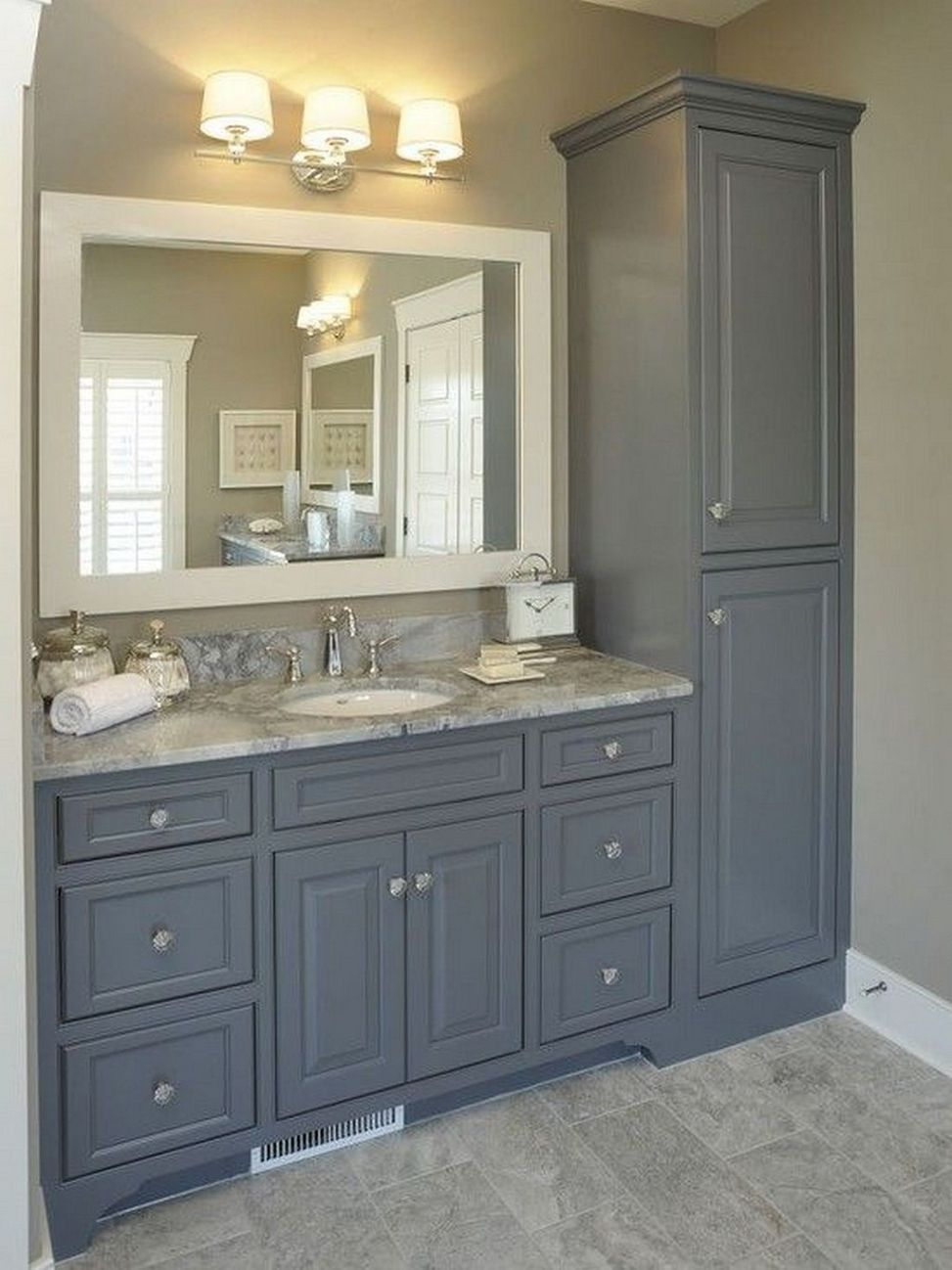 Gorgeous Urban Farmhouse Master Bathroom Makeover 37 Decor pertaining to sizing 973 X 1298