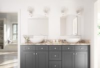 Graphite Grey Shaker Ready To Assemble Bathroom Vanities within proportions 1200 X 1114