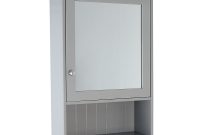 Grey Bathroom Single Mirrored Cabinet House Homestyle with measurements 1000 X 1000