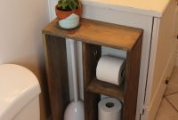 Hide Unsightly Toilet Items With This Diy Side Vanity Storage Unit with regard to size 1000 X 1500