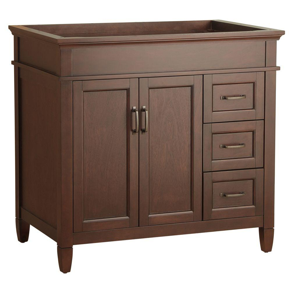 Home Decorators Collection Ashburn 36 In W Bath Vanity Cabinet Only intended for size 1000 X 1000