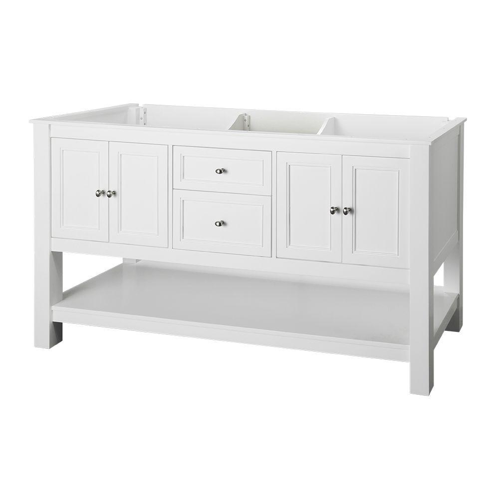 Home Decorators Collection Gazette 60 In W Bath Vanity Cabinet Only intended for measurements 1000 X 1000