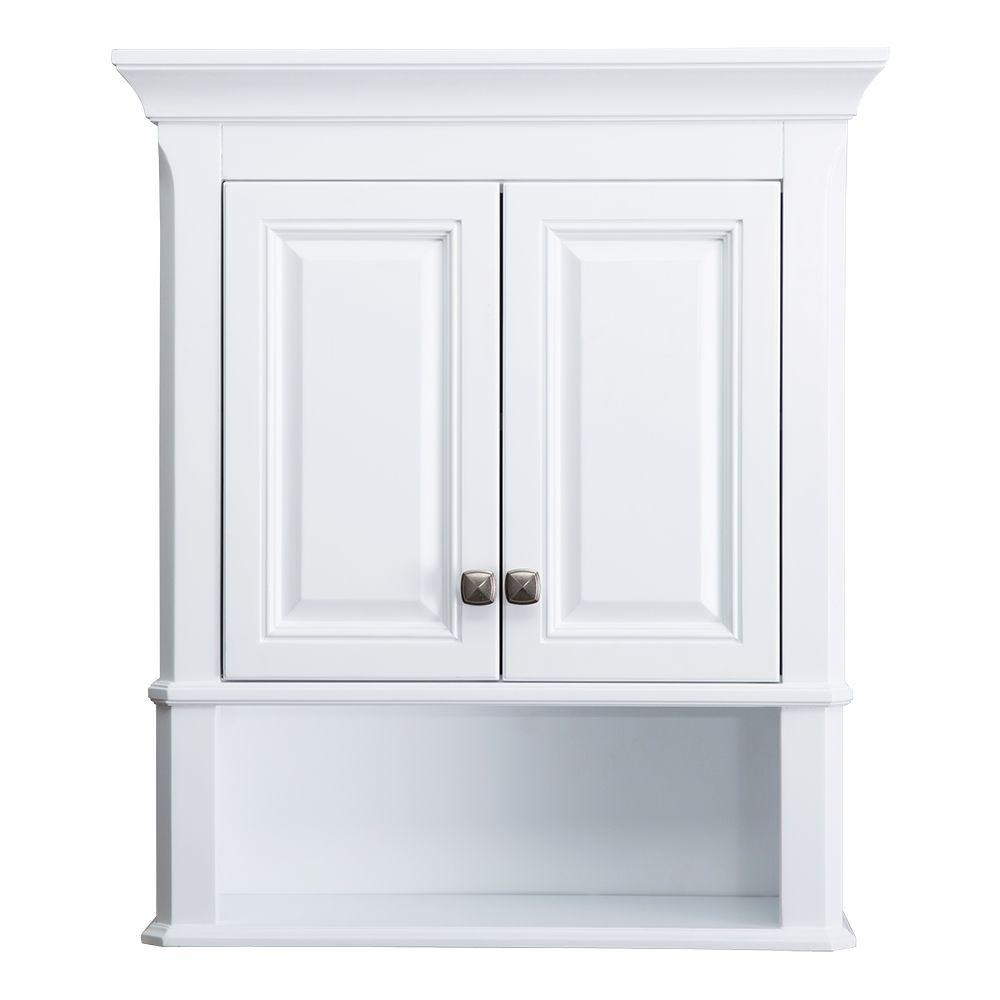 Home Decorators Collection Moorpark 24 In W Bathroom Storage Wall intended for sizing 1000 X 1000