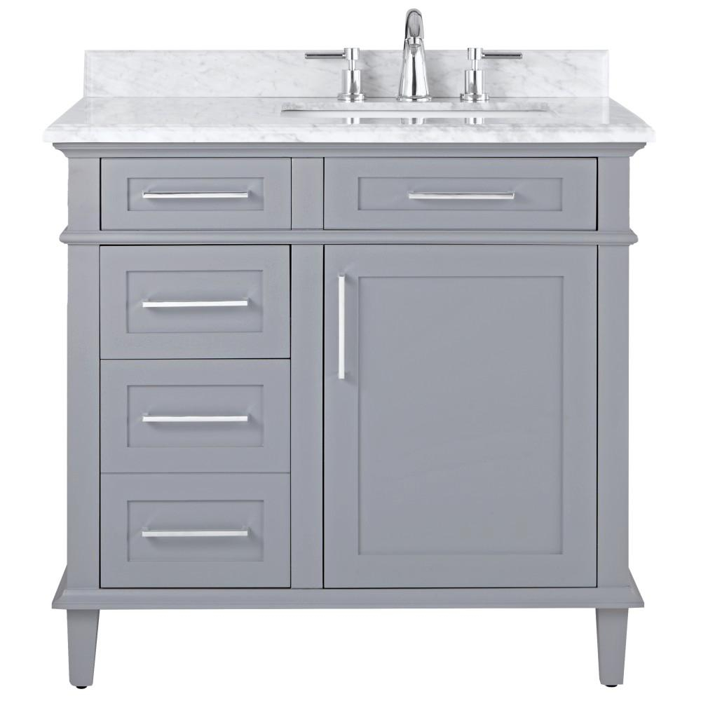 Home Decorators Collection Sonoma 36 In W X 22 In D Bath Vanity In with regard to sizing 1000 X 1000
