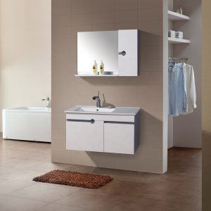 Hs C2356 Small Homebase Mirror Wood Wall Mounted Bathroom Cabinet pertaining to dimensions 1000 X 1000