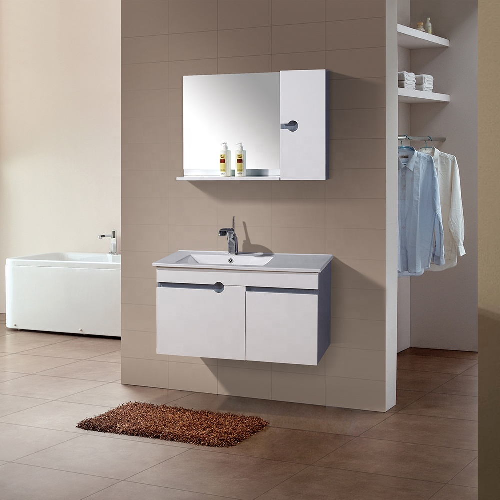 Hs C2356 Small Homebase Mirror Wood Wall Mounted Bathroom Cabinet regarding sizing 1000 X 1000