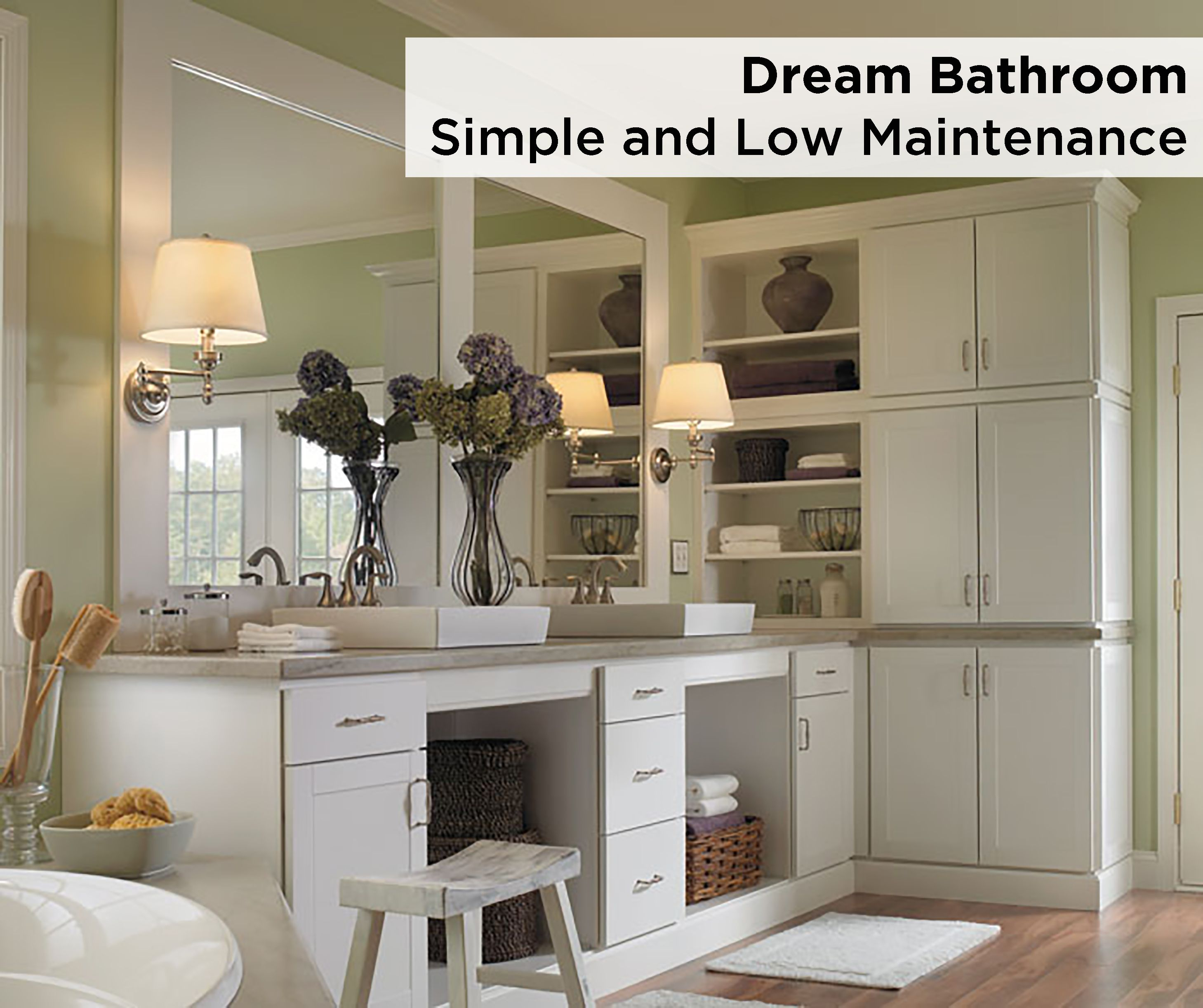 Keep It Simple With Brellin Style Aristokraft Bathroom Cabinets In A with measurements 2917 X 2446