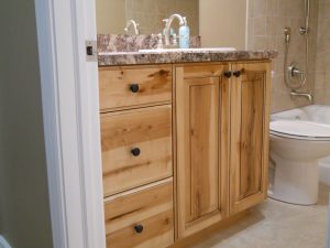 Knotty Pine Cabinetrustic Bathroom Vanities Newly Finished intended for measurements 1600 X 1200