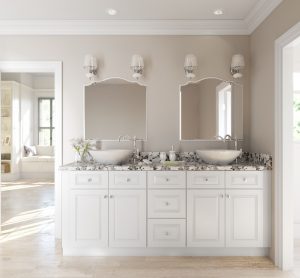 Lakewood White Ready To Assemble Bathroom Vanities Cabinets within sizing 1500 X 1392