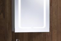 Led Illuminated Bathroom Mirror Cabinet With Demister Heat Pad pertaining to proportions 1060 X 1500