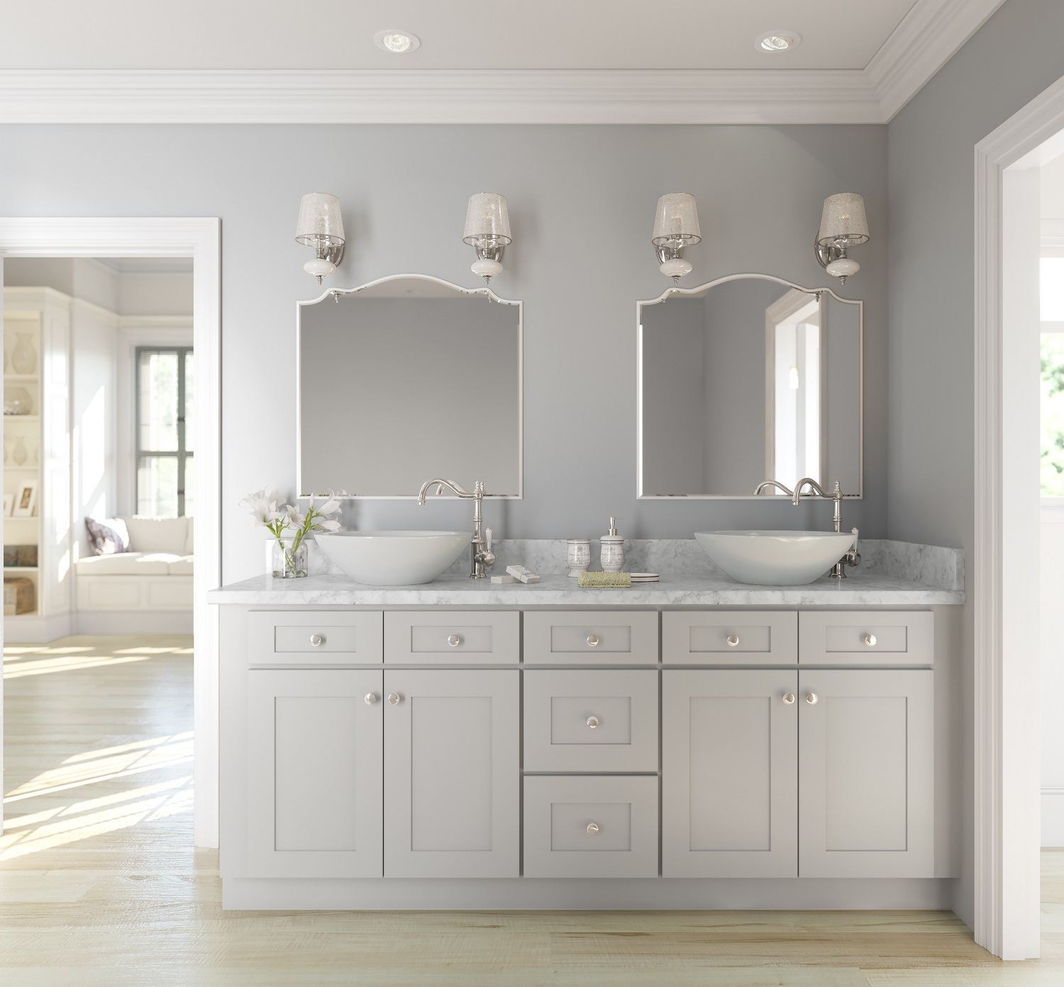 Light Colored Cabinets In Bathroom Bathroom Design Ideas Modern within dimensions 1500 X 1392