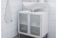 Lillngen Wash Basin Base Cabinet W 2 Doors Whitealuminium 60 X 38 in size 2000 X 2000