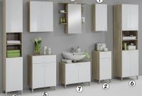 Luxury Bilbao Matching White Washed Oak Bathroom Vanity Unit in dimensions 1000 X 792