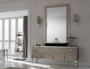 Milldue Majestic 10 Bronze Lacquered Glass High End Italian Bathroom regarding proportions 1737 X 1338