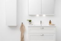 Miller Bathroom 100 Cm White London Vanity With Led Bathroom Cabinet with sizing 3010 X 3543