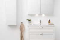 Miller Bathroom 100 Cm White London Vanity With Led Bathroom Cabinet within proportions 3010 X 3543