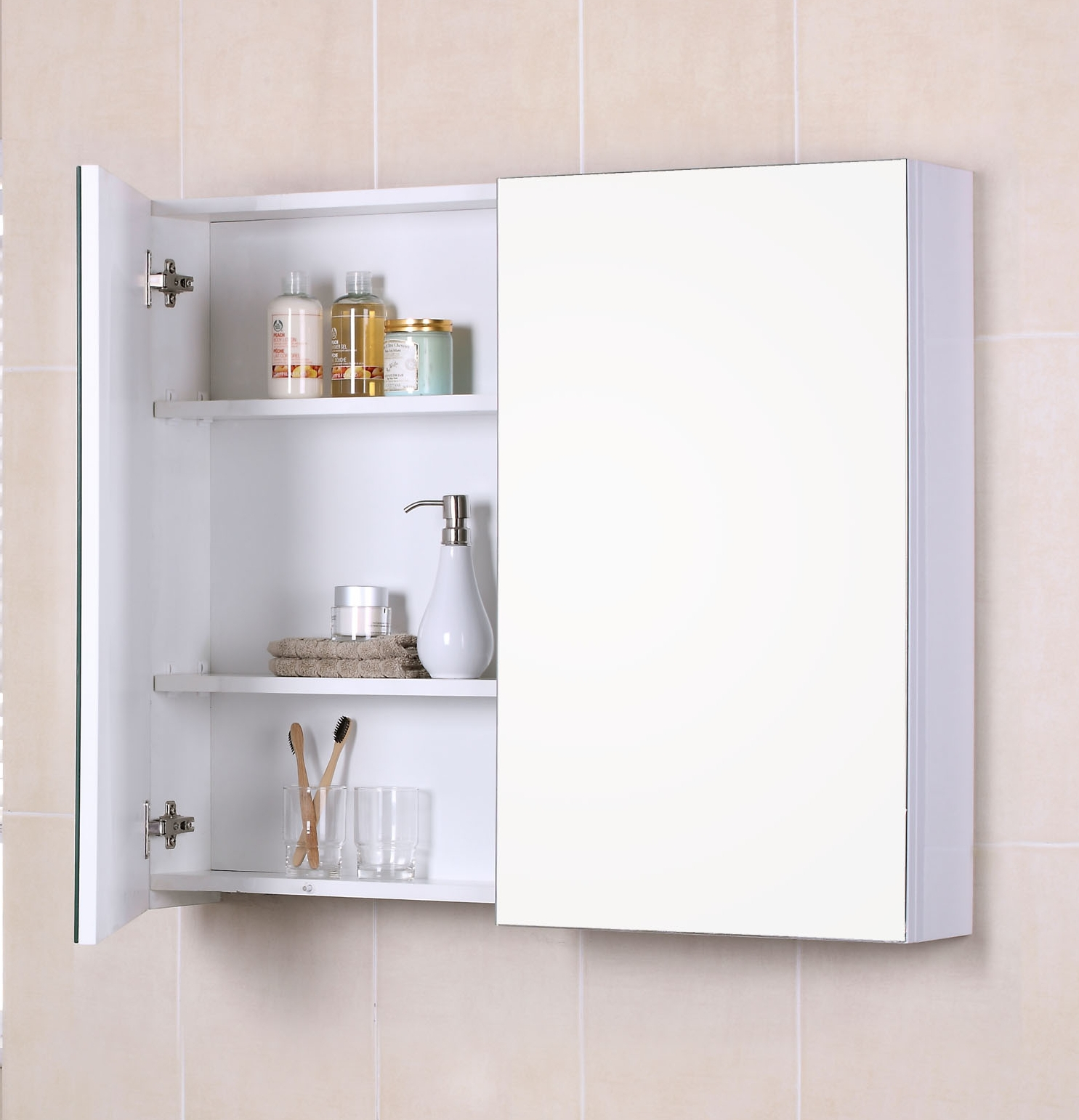 Mirrored Bathroom Cabinets The New Way Home Decor Bathroom pertaining to measurements 1485 X 1542