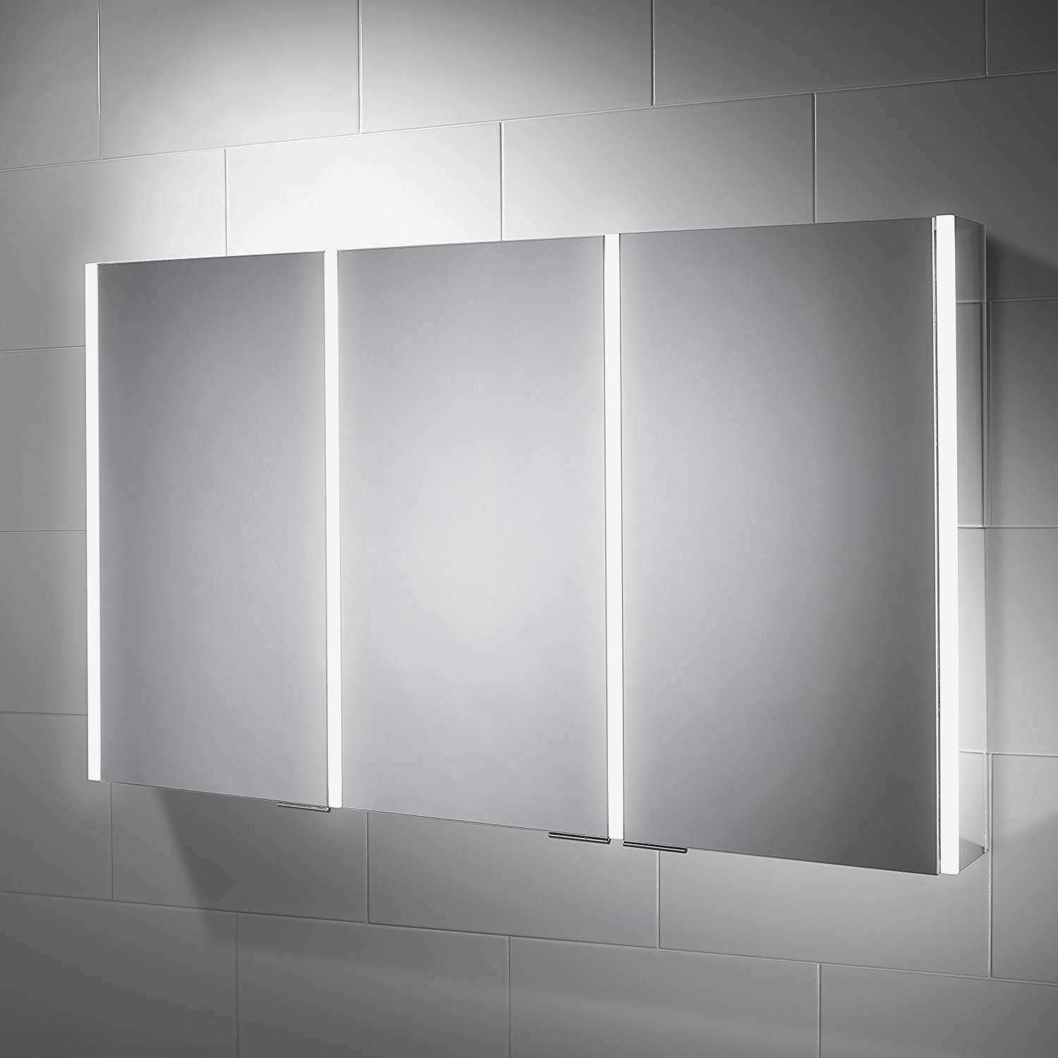 Mirrored Bathroom Cabinets With Lights in proportions 1500 X 1500