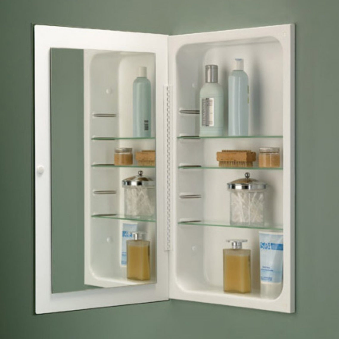 Mirrored Bathroom Wall Cabinet Under Sink Soap Dispenser Industrial throughout sizing 1138 X 1138