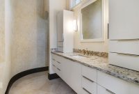 Modern Bathroom With Slab Cabinet Doors Omega within dimensions 1382 X 778