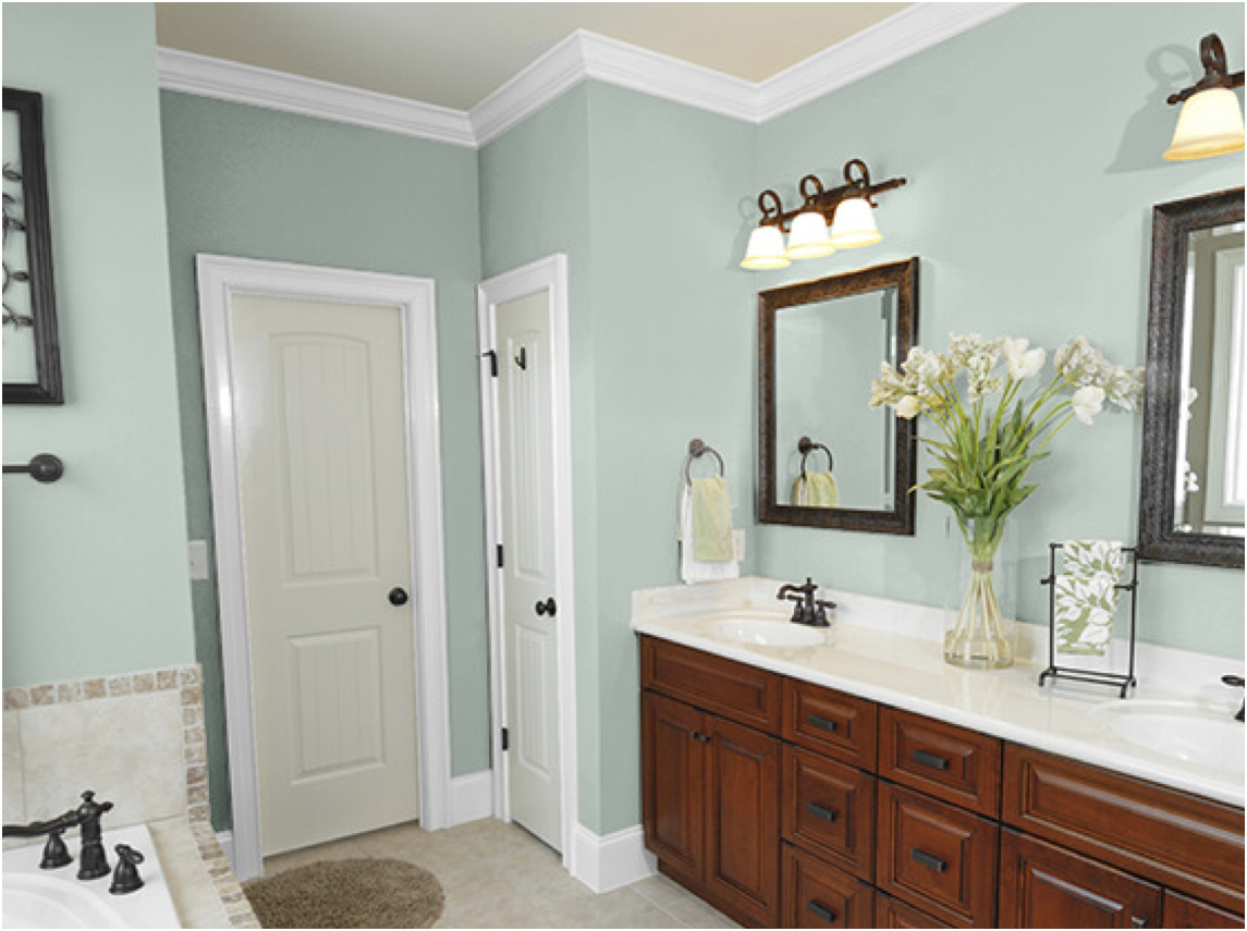 New Bathroom Paint Colors Bathroom Trends 2017 2018 From Calming throughout measurements 1145 X 855