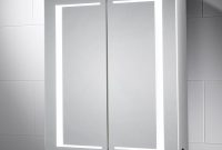 Nimbus Led Illuminated Double Sided Bathroom Cabinet Mirror Pebble for proportions 1096 X 1096