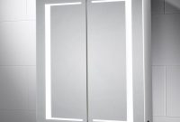 Nimbus Led Illuminated Double Sided Bathroom Cabinet Mirror Pebble with proportions 1096 X 1096
