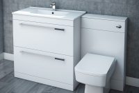 Nova High Gloss White Vanity Bathroom Suite W1300 X D400200mm At within dimensions 1000 X 1000
