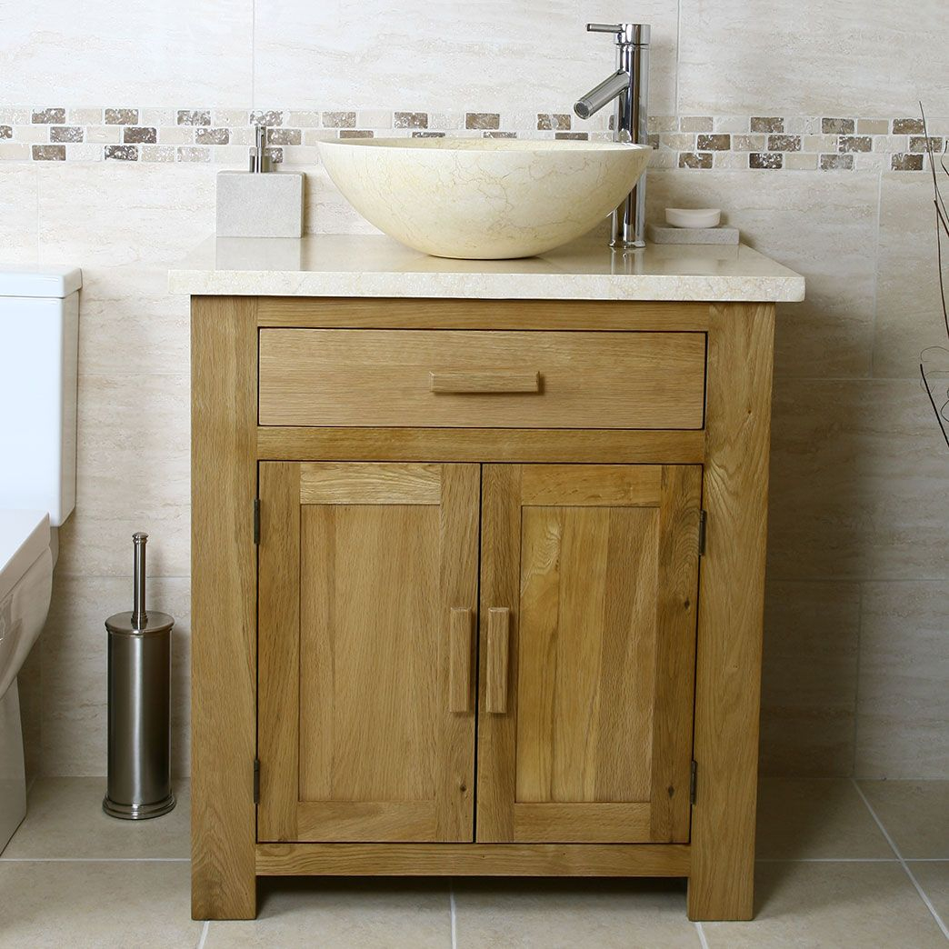 Oak Vanity Unit With Marble Top Bathroom Prestige Bathing in proportions 1044 X 1044