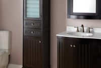 Palmetto Espresso Bathroom Linen Storage Cabinet Bathroom with proportions 1500 X 1500