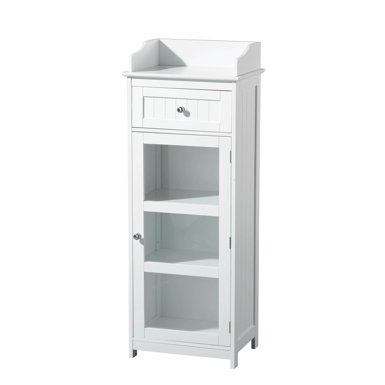 Premier Housewares Portland Floor Standing Cabinet White Wood regarding dimensions 1280 X 1280