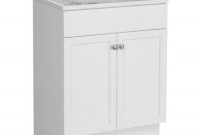 Project Source 245 In White Single Sink Bathroom Vanity With White inside sizing 900 X 900