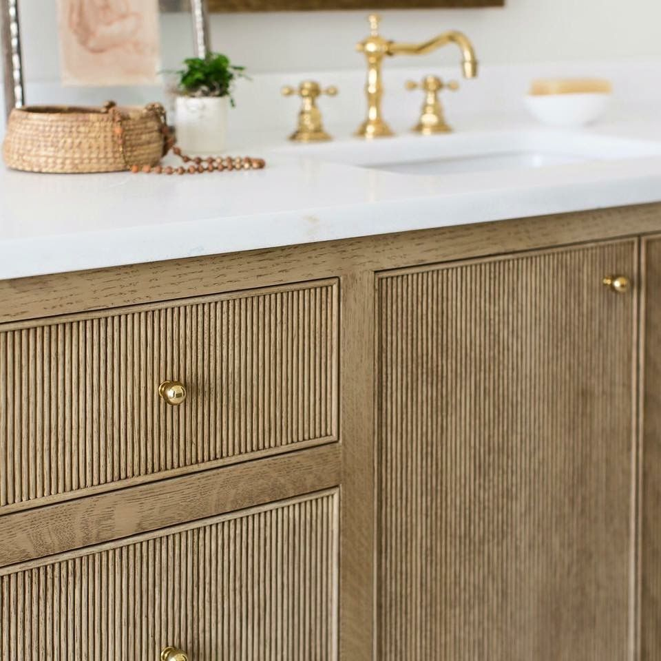 Reeded Cabinets Inset Drawers And Doors Bathroom Vanity Detail pertaining to size 960 X 960