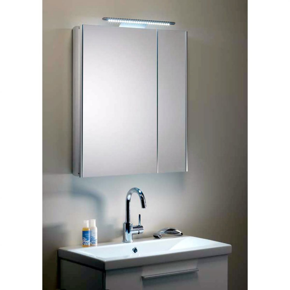 Roper Rhodes Ascension Refine Slimline Split Door Cabinet Uk Bathrooms in proportions 1200 X 1200