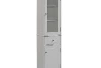 Runfine 16 In W X 64 In H X 12 In D Wood Bathroom Linen Storage intended for proportions 1000 X 1000