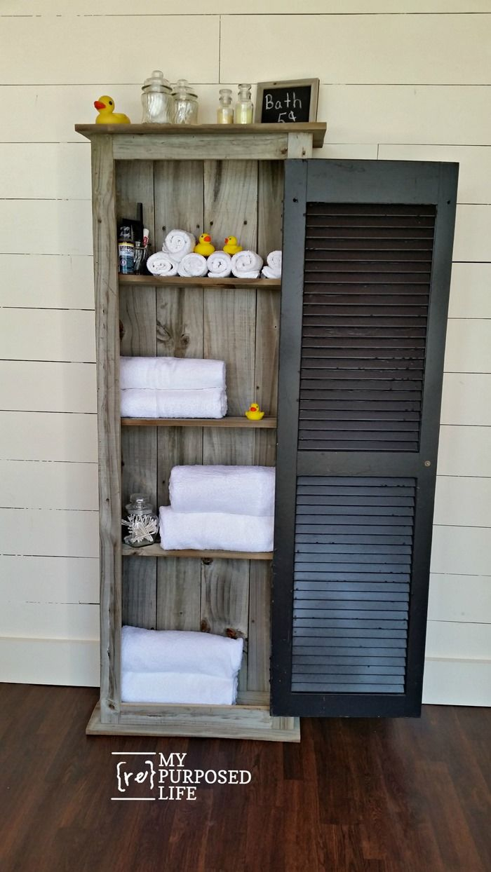 Rustic Shutter Cabinet From Reclaimed Fencing Bloggers Best Diy with dimensions 700 X 1244