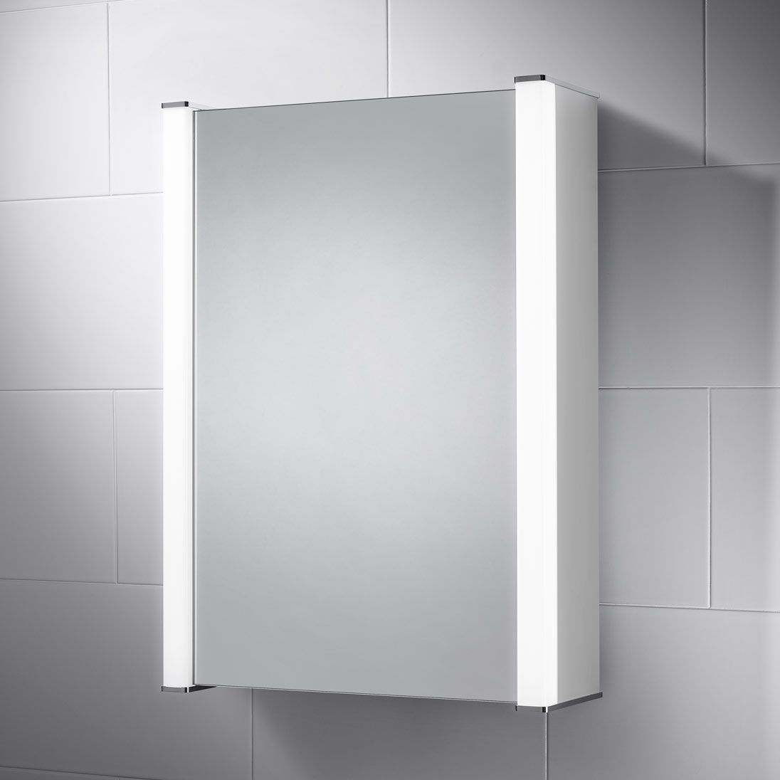 Scarlett Led Illuminated Double Sided 500x700mm Bathroom Cabinet regarding sizing 1096 X 1096