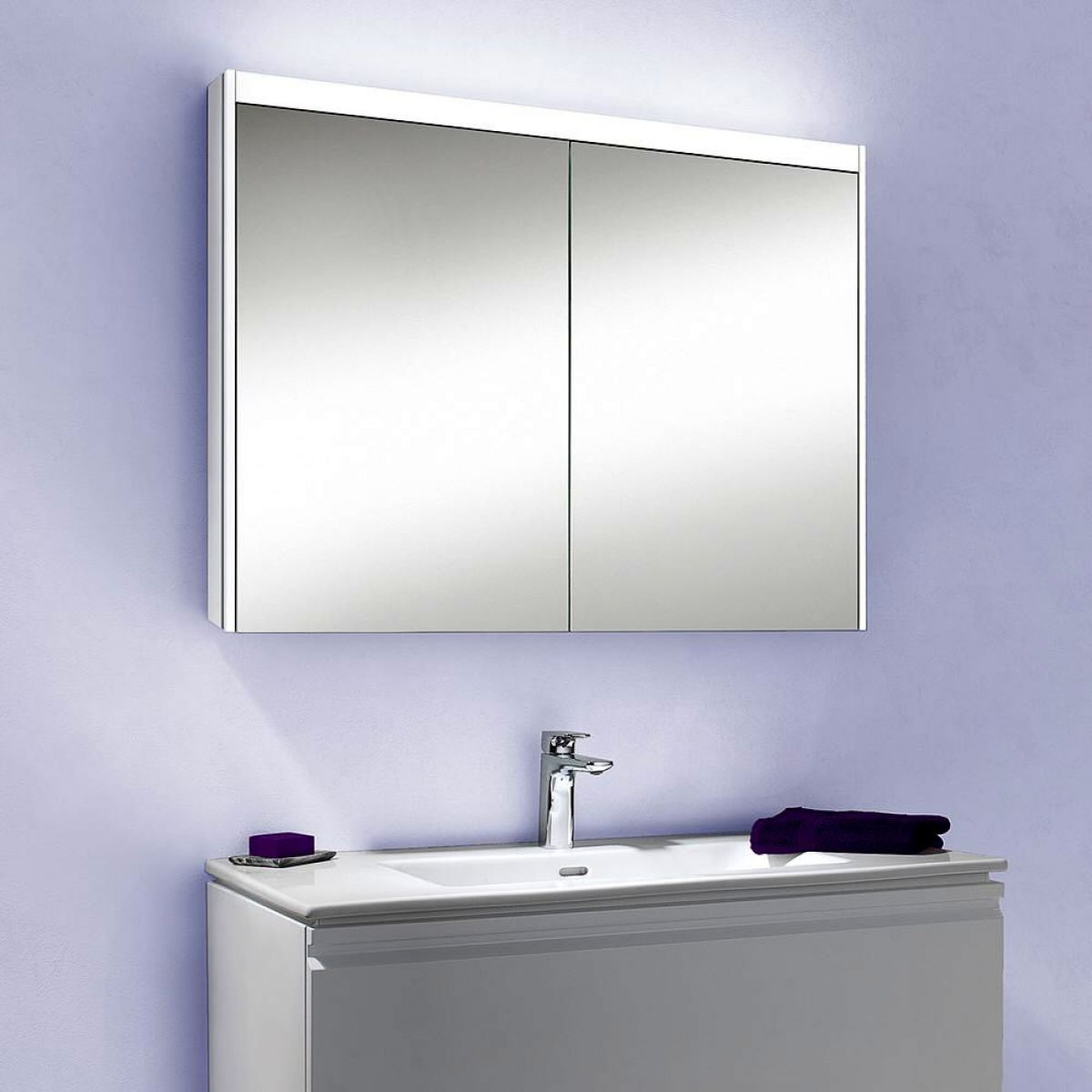 Schneider O Line Led Mirror Cabinets 12cms Uk Bathrooms throughout size 1200 X 1200