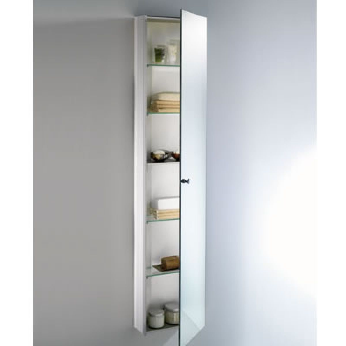 Schneider Wangaline 1 Door Tall Cabinet Uk Bathrooms for dimensions 1200 X 1200