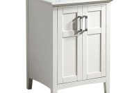 Simpli Home Winston 24 In Bath Vanity In Soft White With Quartz inside sizing 1000 X 1000