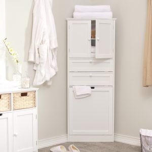 Small White Bathroom Cabinet The New Way Home Decor Simple White with regard to measurements 3279 X 3279