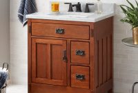 Solid Wood Vanity Signature Hardware intended for measurements 1500 X 1500