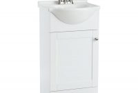 Style Selections Euro 19 In White Single Sink Bathroom Vanity With intended for measurements 900 X 900