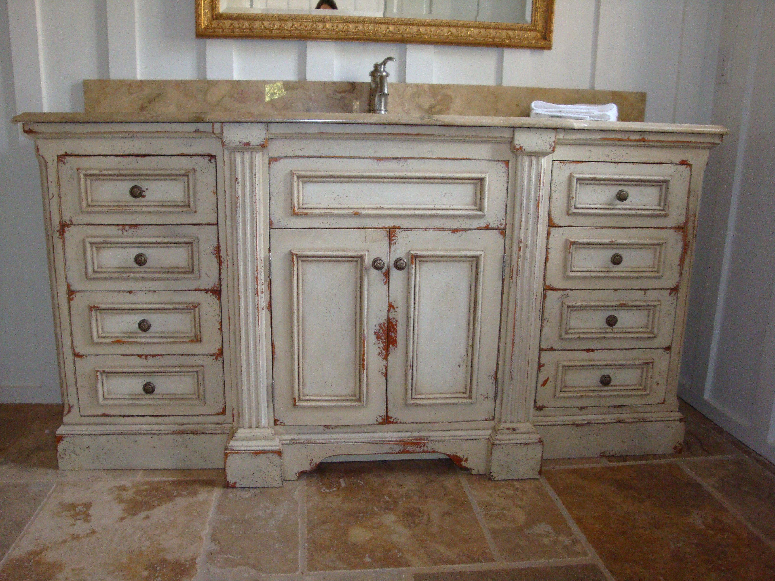 Superb Distressed Bathroom Cabinets 2 Distressed Bathroom Cabinets within sizing 3264 X 2448