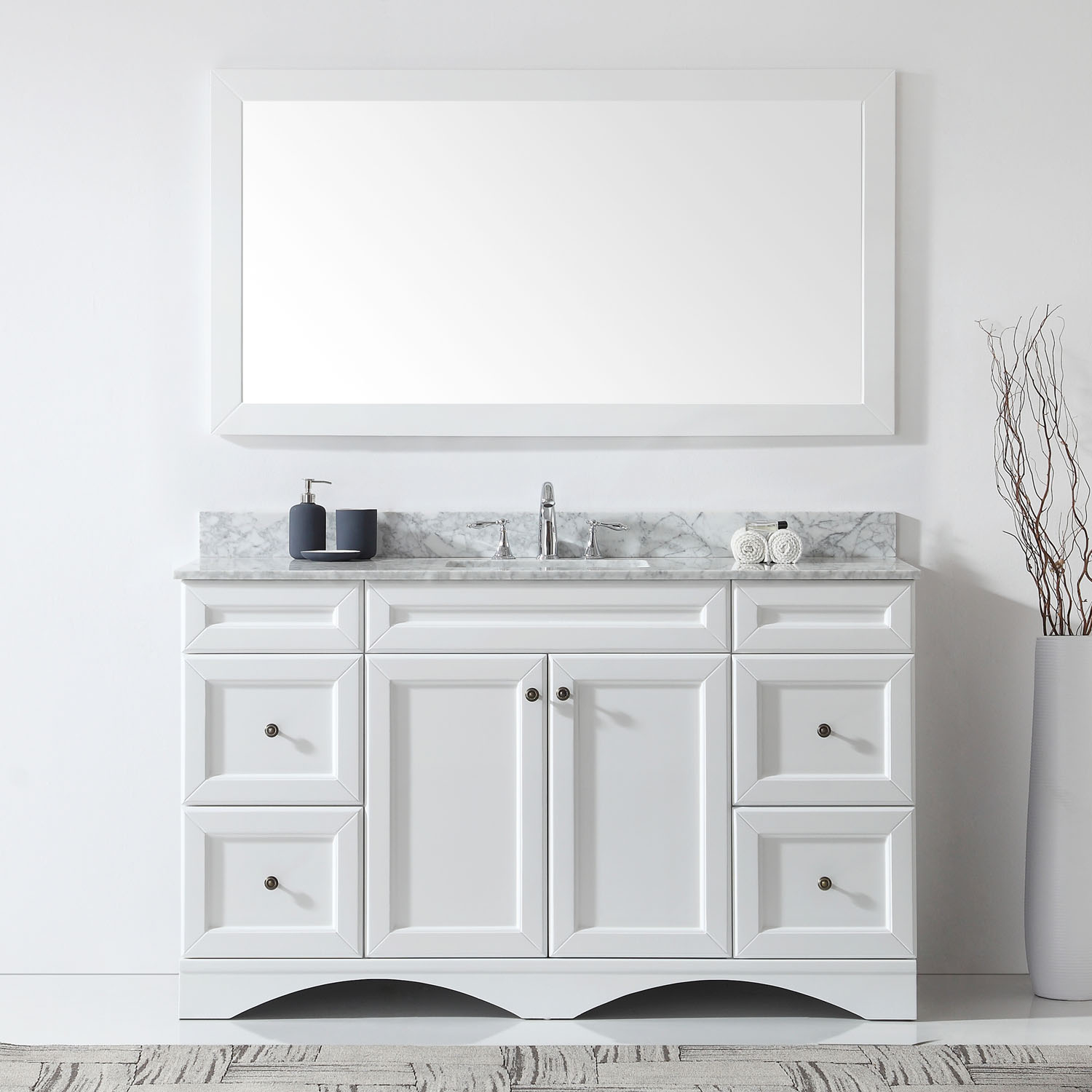 Talisa 60 Single Vanity Es 25060 Bathroom Vanities Virtu Usa within sizing 1500 X 1500