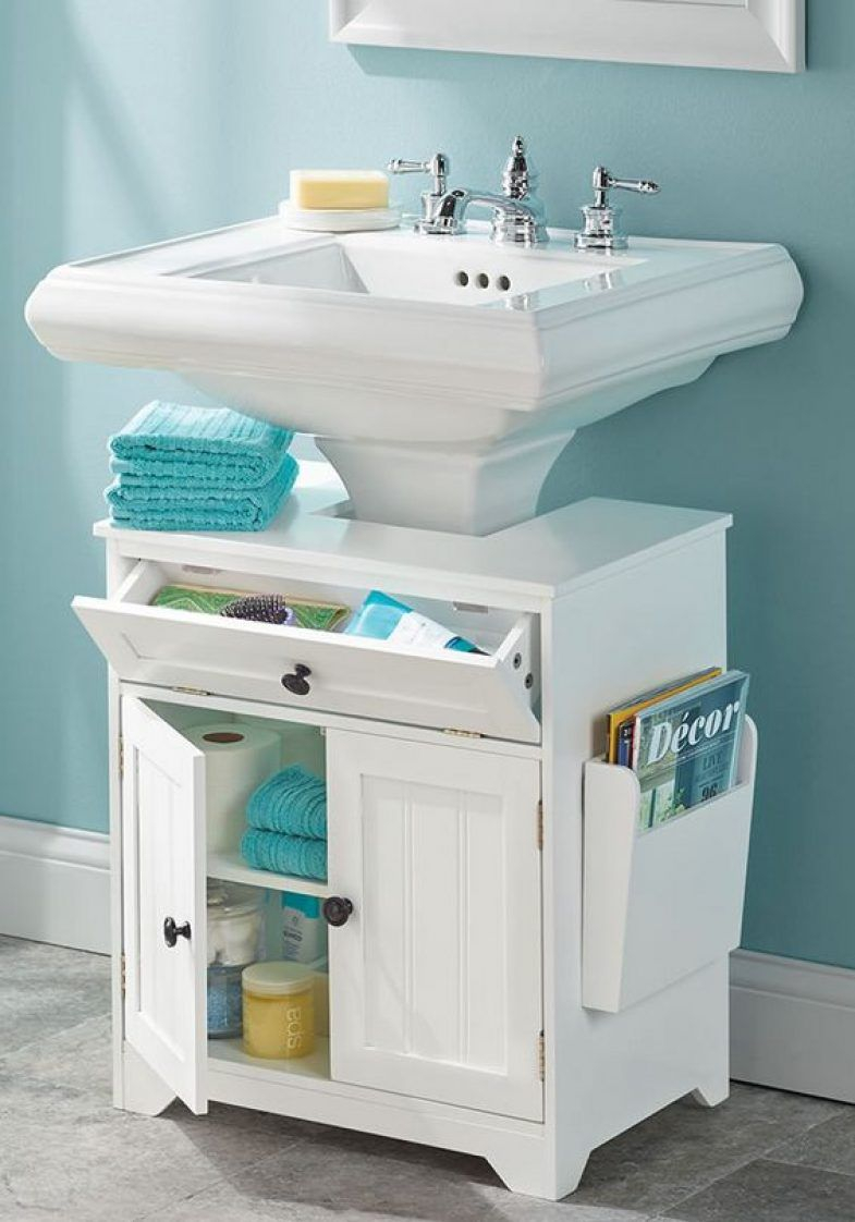 The Pedestal Sink Storage Cabinet Furniture Bathroom Storage intended for dimensions 785 X 1122