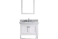 Virtu Usa Julianna 32 In W Bath Vanity In White With Marble Vanity with regard to sizing 1000 X 1000