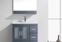Virtu Usa Zola 30 Single Bathroom Vanity Cabinet Set In Grey within measurements 1000 X 1313